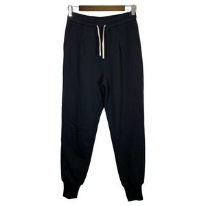 Varley Keswick Black Soft & Cozy High-Rise Drawstring Sweatpants S